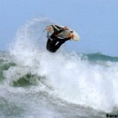 morgan elston, beachbeat surfboards, surfing at home in cornwall